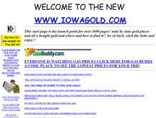Tablet Screenshot of iowagold.net